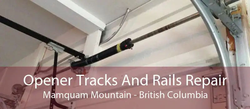 Opener Tracks And Rails Repair Mamquam Mountain - British Columbia
