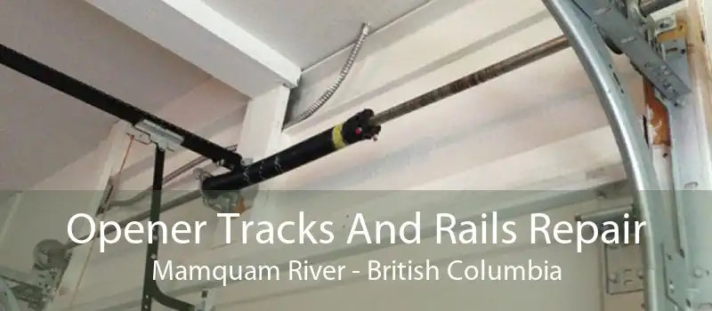 Opener Tracks And Rails Repair Mamquam River - British Columbia