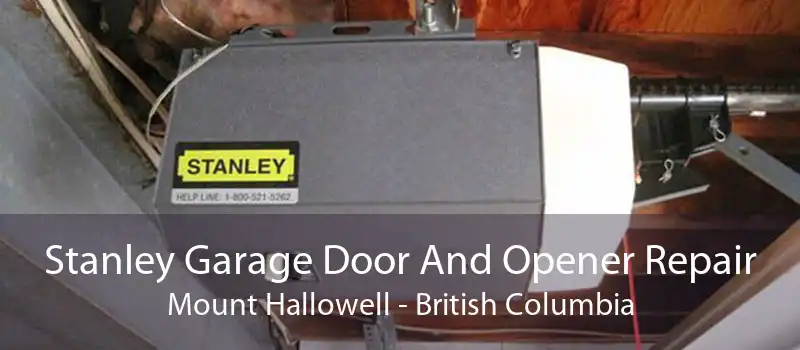 Stanley Garage Door And Opener Repair Mount Hallowell - British Columbia