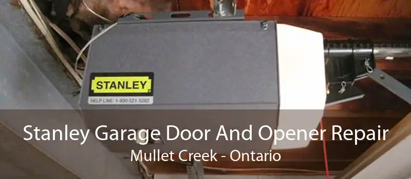 Stanley Garage Door And Opener Repair Mullet Creek - Ontario