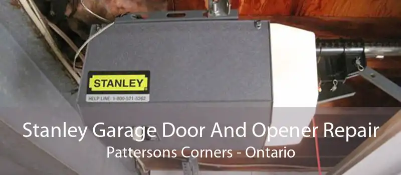 Stanley Garage Door And Opener Repair Pattersons Corners - Ontario