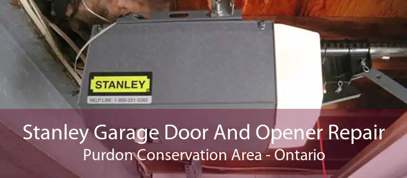 Stanley Garage Door And Opener Repair Purdon Conservation Area - Ontario