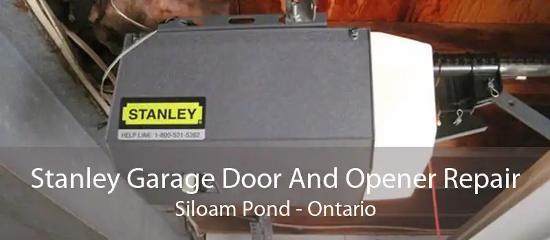 Stanley Garage Door And Opener Repair Siloam Pond - Ontario