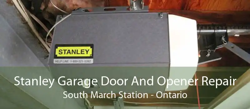 Stanley Garage Door And Opener Repair South March Station - Ontario