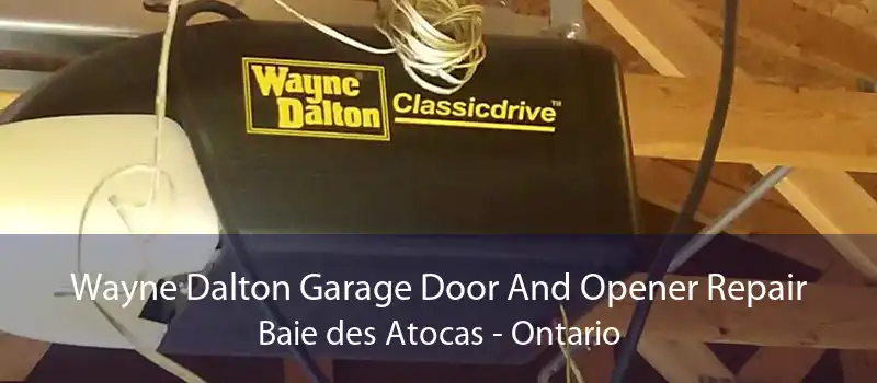 Wayne Dalton Garage Door And Opener Repair Baie des Atocas - Ontario