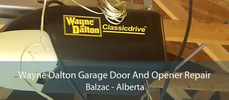 Wayne Dalton Garage Door And Opener Repair Balzac - Alberta