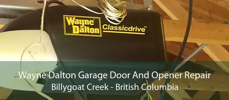 Wayne Dalton Garage Door And Opener Repair Billygoat Creek - British Columbia