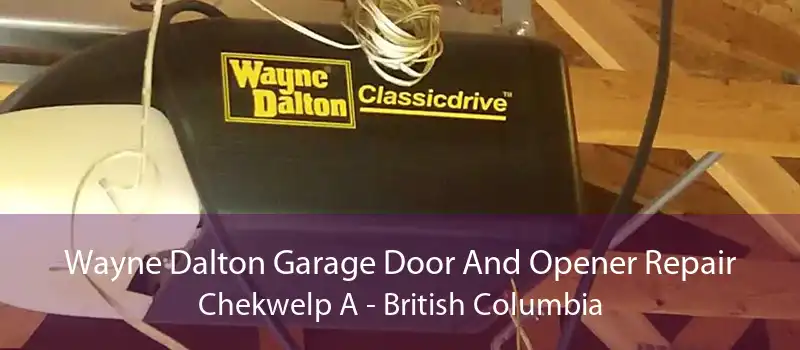 Wayne Dalton Garage Door And Opener Repair Chekwelp A - British Columbia