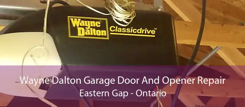 Wayne Dalton Garage Door And Opener Repair Eastern Gap - Ontario
