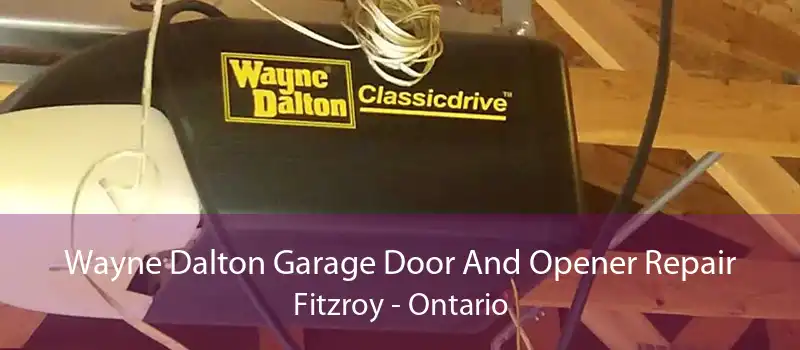Wayne Dalton Garage Door And Opener Repair Fitzroy - Ontario