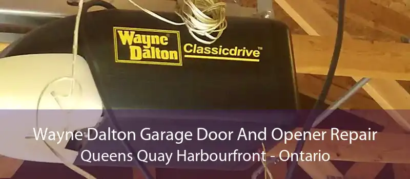 Wayne Dalton Garage Door And Opener Repair Queens Quay Harbourfront - Ontario