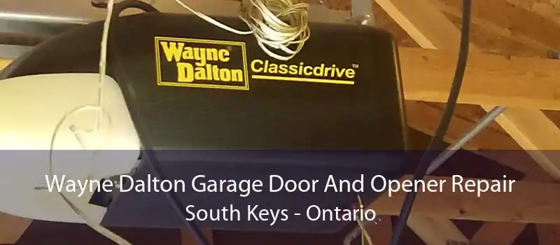 Wayne Dalton Garage Door And Opener Repair South Keys - Ontario