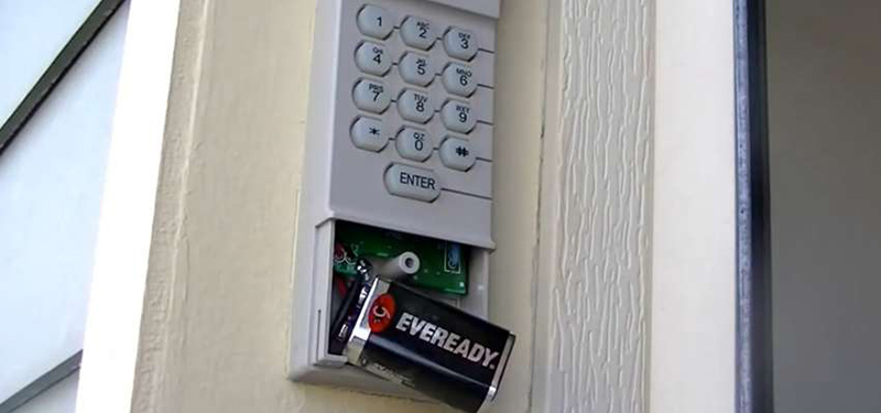 garage door remote keypad repair in Crescent Heights